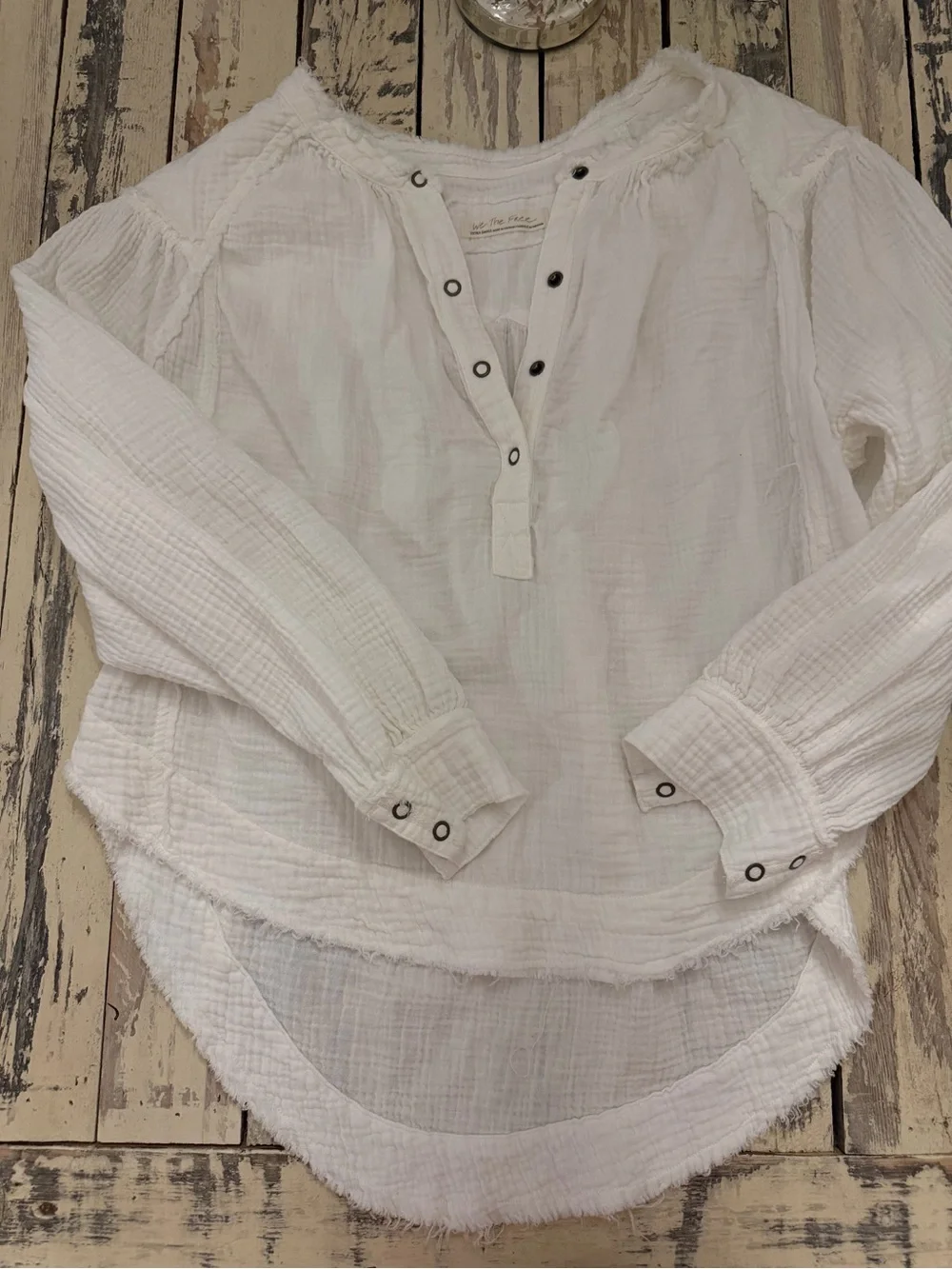 Free People Beach Day Pullover in Ivory
